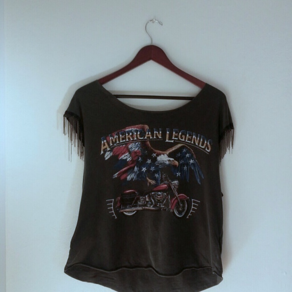 Eagle Motorcycle Graphic Tee by TMD